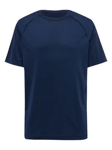Nike Koszulka sportowa w kolorze granatowym - Koszulki sportowe męskie - miniaturka - grafika 1