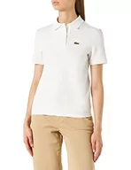 Koszulki i topy damskie - Lacoste Damska koszulka polo Pf1883, mąka, 12 (M) - miniaturka - grafika 1
