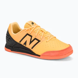 Buty piłkarskie dziecięce New Balance Audazo Command JNR v6 IN white peach - Piłka nożna - miniaturka - grafika 1