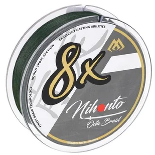 Mikado Plecionka Octa Braid 150m Green 0,12mm - Żyłki wędkarskie - miniaturka - grafika 1