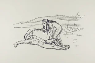 Alpha and Omega (ca. 1908–1909), Edvard Munch - plakat Wymiar do wyboru: 61x91,5 cm - Plakaty Alpha and Omega (ca. 1908–1909), Edvard Munch - plakat Wymiar do wyboru: 61x91,5 cm - Plakaty - miniaturka - grafika 1