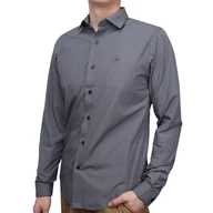 Koszule męskie - Koszula męska CALVIN KLEIN GINGHAM SHIRT 22708129 010 YA2 M - miniaturka - grafika 1