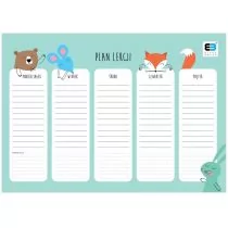 Interdruk Plan lekcji A4 B&B Kids Pastel (10szt) - INTERDRUK - Szkolne artykuły papiernicze - miniaturka - grafika 1