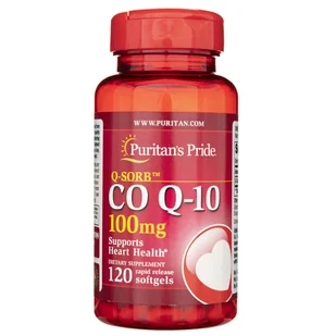 Puritan's Pride Puritan's Pride Koenzym Q10 100 mg - 120 kapsułek - Serce i układ krążenia - miniaturka - grafika 1