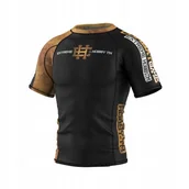 Kimona, stroje i obuwie - Koszulka Męska na siłownię rashguard MMA EXTREME HOBBY GOLDEN WARRIOR - miniaturka - grafika 1