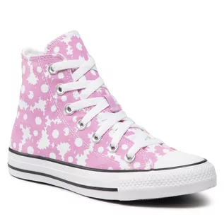 Trampki damskie - Converse Trampki Ctas Hi A01192C Beyond Pink/White/Black - grafika 1