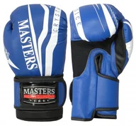 Rękawice bokserskie - Masters Fight Equipment, Rękawice bokserskie, RPU-CRYSTAL, niebieski, rozmiar 10 - miniaturka - grafika 1