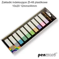 Zakładki do książek - Zakładki indeksujące 12x44mm 10x20szt plastikowe - Penword - miniaturka - grafika 1