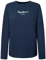 Koszulki i topy damskie - Pepe Jeans Damska koszulka Wendys Ls, Niebieski (Dulwich), XL - miniaturka - grafika 1
