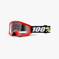 Okulary dla dzieci - 100% 100% Strata Mini Anti Fog Clear Gogle Dzieci, red  2021 Okulary przeciwsłoneczne dla dzieci HU-GOG-0033/13/unis - miniaturka - grafika 1