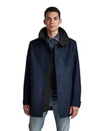 Kurtki męskie - G-STAR RAW Męska kurtka Utility Wool Trencz, Wielokolorowy (Sartho Blue Htr D20639-b965-6370), XS - miniaturka - grafika 1