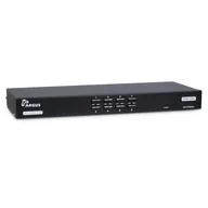 Przełączniki KVM - Inter-Tech AS-9108HA przełącznik KVM Możliwości montowania w stelażu Czarny - miniaturka - grafika 1