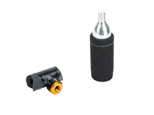Pompka Na Naboje Co2  Mod. Ac-07 Av/Fv Mini, Czarna Airace - Pompki rowerowe - miniaturka - grafika 1
