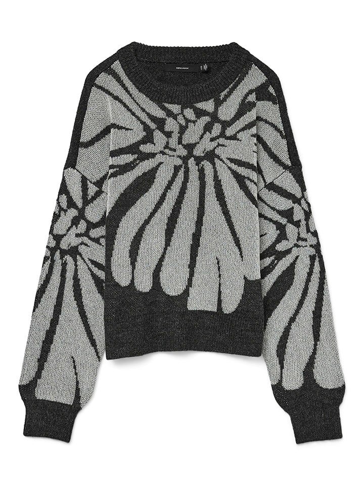 Vero Moda Sweter w kolorze antracytowym