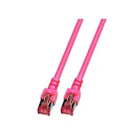 Kable miedziane - EFB Elektronik RJ45 S/FTP Cat.6 kabel sieciowy Purpurowy 7,5 m Cat6 SF/UTP (S-FTP) K5519.7,5 - miniaturka - grafika 1