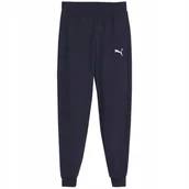 Spodnie damskie - Spodnie dla dzieci Puma Team Goal granatowe 658601 06 116cm - miniaturka - grafika 1