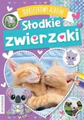 Kolorowanki, wyklejanki - BOOKS & FUN Słodkie zwierzaki. Naklejkowy album - Opracowanie zbiorowe - miniaturka - grafika 1