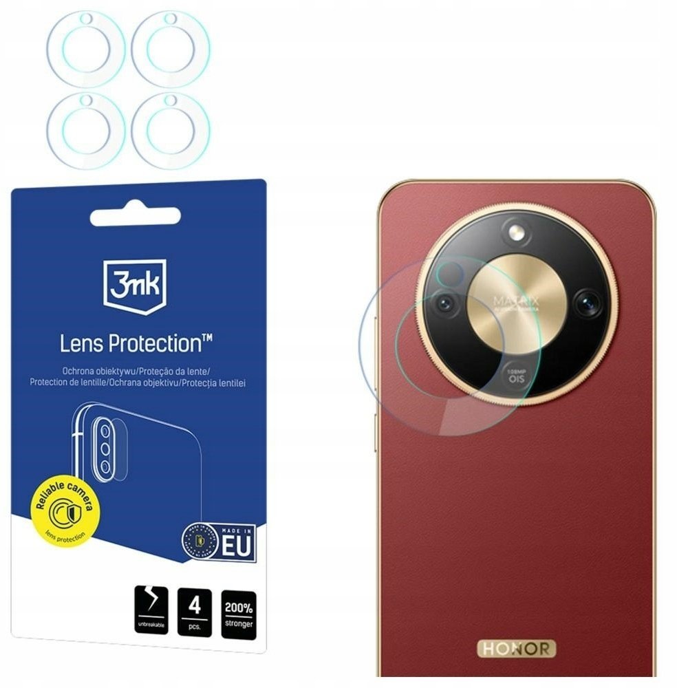 Ochrona na obiektyw aparatu 3MK Lens Protection do Honor Magic8 Lite 4szt