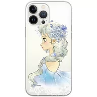 Etui i futerały do telefonów - Etui Disney dedykowane do Iphone 12 Mini, wzór: Elsa 010 Etui częściowo przeźroczyste, oryginalne i oficjalnie licencjonowane - miniaturka - grafika 1