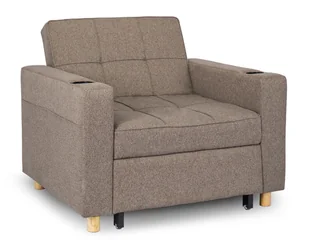 Beżowy rozkładany fotel z podnóżkiem amerykanka S4-E13 - Fotele Beżowy rozkładany fotel z podnóżkiem amerykanka S4-E13 - Fotele - miniaturka - grafika 1