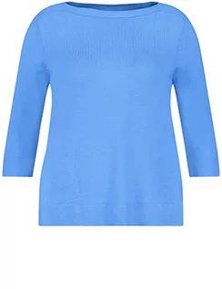 Swetry damskie - Samoon Sweter damski 972993-29582, niebieski (Blue Bonnet), 42 (DE), Blue Bonnet, 42 - grafika 1