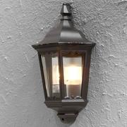 Lampy ogrodowe - Konstsmide Lampa ścienna zewnętrzna 7229-750 E27 IP43 Czarny - miniaturka - grafika 1