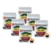 Kawa w kapsułkach i saszetkach - ZESTAW - Kapsułki Tassimo Jacobs Caffe Crema Classico 6x16 szt. - miniaturka - grafika 1