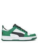 Buty dla chłopców - Puma Sneakersy REBOUND LAYUP LO SL JR 37049024 Zielony - miniaturka - grafika 1