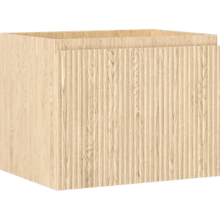 Mexen Rivel szafka łazienkowa podumywalkowa 60 cm, 1 szuflada, ryflowana , dąb - 91A20-06047-1-BF81 - Szafki łazienkowe - miniaturka - grafika 1
