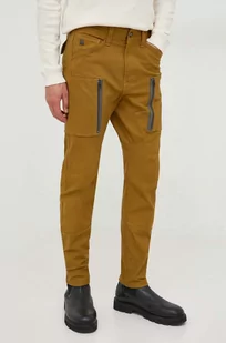 G-Star Raw spodnie męskie kolor zielony proste - Spodnie męskie - miniaturka - grafika 1