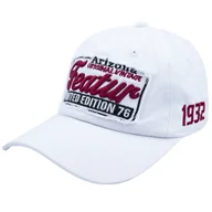 Czapki damskie - Czapka z daszkiem RETRO sportowa KASZKIETÓWKA bejsbolówka damska męska - miniaturka - grafika 1