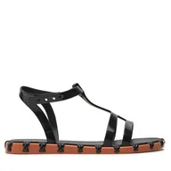Sandały damskie - Sandały Melissa Melissa Ana Sandal Ad 33879 Czarny - miniaturka - grafika 1