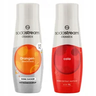 Syropy i koncentraty owocowe - Syropy SodaStream Orange Zero Pomarańcza Bez Cukru + Cola - miniaturka - grafika 1