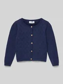 Swetry dla chłopców - Kurtka z dzianiny z haftem angielskim - miniaturka - grafika 1