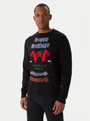 Swetry męskie - Jack&Jones Sweter Holiday 12287994 Czarny Relaxed Fit - miniaturka - grafika 1