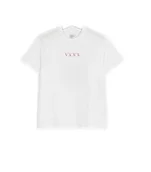 Koszulki i topy damskie - T-shirt Damski VANS TALK TALK OS TEE White VN000RDDWHT1 XS - miniaturka - grafika 1