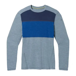 Longsleeve męski Smartwool Thermal Merino Baselayer Colorblock Crew Boxed - Pozostała odzież narciarska - miniaturka - grafika 1