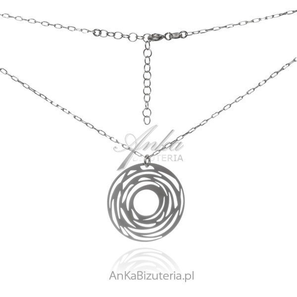 ankabizuteria.pl Naszyjnik srebrny KÓŁKO