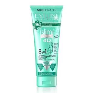 EVELINE COSM Eveline slim extreme 4D antycellulitowa kuracja modelująca sylwetkę 8w1 250 ml - Balsamy i kremy do ciała - miniaturka - grafika 1