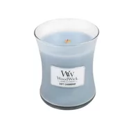 Świece - WoodWick Soft Chambray Średnia Świeca 5038581058085 - miniaturka - grafika 1