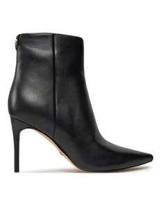 Guess Botki FL8CHE LEA10 Czarny - Botki damskie - miniaturka - grafika 1