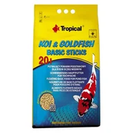 Pokarm dla ryb - Pokarm dla ryb pływający koigoldFish basic Sticks 20 l / 1600 g worek Tropical - miniaturka - grafika 1