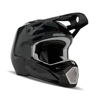 Kaski motocyklowe - Kask Cross FOX V1 Bnkr Czarny MoroM - miniaturka - grafika 1