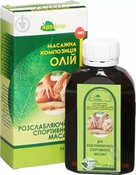 Olej do Relaksującego Masażu Sportowego, 100% Naturalny, Adverso - Olejki i świece do masażu - miniaturka - grafika 1