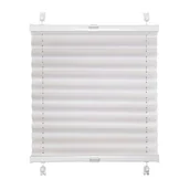 Rolety - Roleta plisowana 100 x 150 cm biel - miniaturka - grafika 1