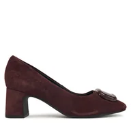 Czółenka - Czółenka Clarks Fernie Trim 26183038 Bordowy - miniaturka - grafika 1