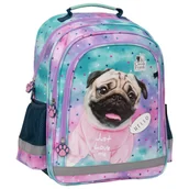 Plecaki szkolne i tornistry - Plecak dziecięcy dwukomorowy  Cleo i Frank Pies - pastelowy - miniaturka - grafika 1