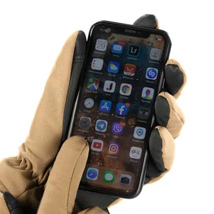 M-Tac - Rękawice taktyczne Soft Shell Thinsulate - Czarny / Coyote Brown - 90308017 - Odzież taktyczna i umundurowanie - miniaturka - grafika 6