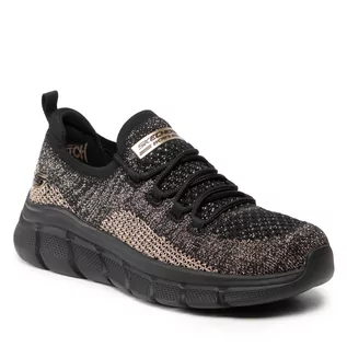 Buty sportowe damskie - Skechers Buty BOBS SPORT Fall Sparks 117113/BKGD Black/Gold - grafika 1