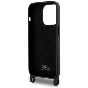 Karl Lagerfeld KLHCP15XSCBSCNK iPhone 15 Pro Max 6.7" hardcase czarny/black Crossbody Silicone Choupette - Etui i futerały do telefonów - miniaturka - grafika 6